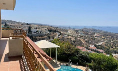 Luxury 4 bedroom unfurnished house with swimming pool for sale in Agios Tychonas