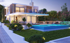 Spacious 4 bedroom house with swimming pool for sale in Tsada