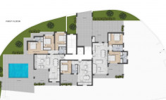 Luxury 2 beds apartment with swimming pool for sale in Germasogeia