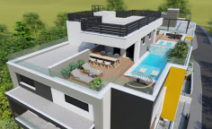 3 bedroom penthouse with swimming pool for sale in Kapsalos