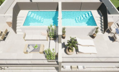 2 bedroom penthouse with swimming pool for sale in Agios Ioannis
