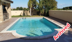 4 bedroom furnished house with swimming pool to rent in Kiti