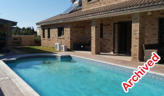 4 bedroom furnished house with swimming pool to rent in Kiti