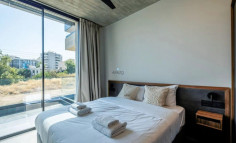 2 bedroom furnished apartment with swimming pool to rent in Agios Athanasios