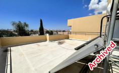 2 bedroom penthouse apartment in Oroklini with spacious veranda 