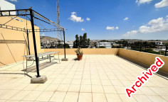 2 bedroom penthouse apartment in Oroklini with spacious veranda 