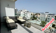 Large 2 bedroom furnished penthouse to rent in Engomi