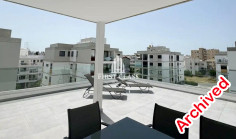 Large 2 bedroom furnished penthouse to rent in Engomi