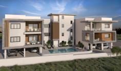 2 bed apartment with swimming pool for sale in Chloraka