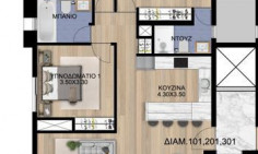 Large 3 bedrooms apartment for sale in Yeroskipou