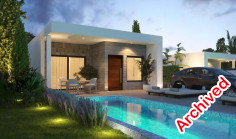 Three bedroom house with swimming pool for sale in Peyia
