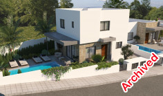 Spacious three bedrooms house with swimming pool for sale in Peyia