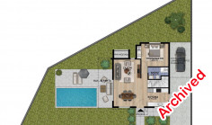 Spacious three bedrooms house with swimming pool for sale in Peyia