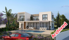 Luxury 4 house with swimming pool for sale in Peyia