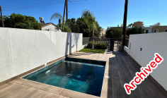 Luxury 3 bedroom furnished house with swimming pool to rent in Chloraka