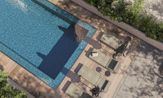 Luxury two beds apartment with swimming pool for sale in Livadia