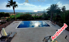 For rent villa with breathtaking sea views 