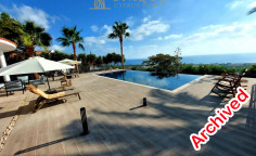 For rent villa with breathtaking sea views 