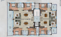 Luxury 2 bedroom unfurnished apartment for sale in Oroklini