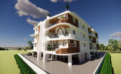 Luxury 2 bedroom unfurnished apartment with swimming pool for sale in Aradippou