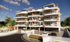 Luxury 2 bedroom unfurnished apartment with swimming pool for sale in Aradippou