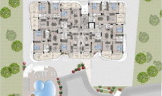 Luxury 2 bedroom unfurnished apartment with swimming pool for sale in Aradippou