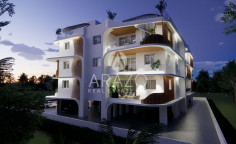 2 bedroom unfurnished apartment with swimming pool for sale in Aradippou