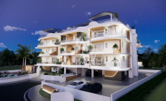 2 bedroom unfurnished apartment with swimming pool for sale in Aradippou