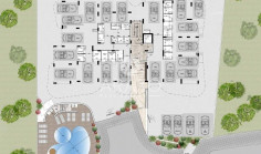 1 bedroom unfurnished apartment with swimming pool for sale in Aradippou