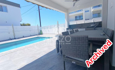 Spacious 3 bedroom furnished villa with swimming pool to rent in Livadia