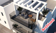 Modern top floor apartment with 2 bedrooms in Kiti 