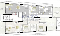 Spacious two bedroom top floor apartment Mesa Geitonia 