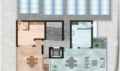 Four bedroom penthouse apartment for sale in Zakaki 