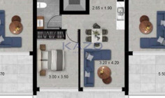 Modern two bedroom apartment in Agios Athanasios area 