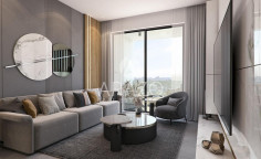 1 bedroom furnished apartment with swimming pool for sale in Sotiros