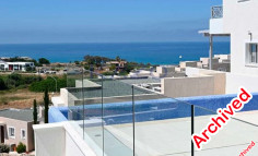 Spacious Chloraka villa with pool and views 