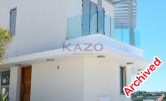 Spacious Chloraka villa with pool and views 