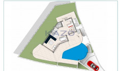 Sea front villa with pool and panoramic view 