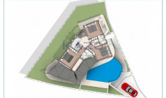 Sea front villa with pool and panoramic view 