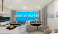 Modern seafront villa with pool in Kissonerga 
