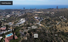 Large unobstructed sea view plot 1566 m2 in Agios Tychonas , Limassol