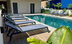 Large 2 bedroom furnished apartment with swimming pool to rent in Livadia