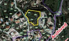 Residential land for sale in Agios Tychonas village , Limassol