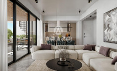 Large 2 bedroom unfurnished apartment with swimming pool for sale in Livadia