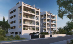 Beautiful 2 bedroom unfurnished apartment with swimming pool for sale in Livadia