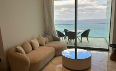Modern seafront apartment in Neapolis with pool 
