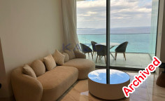 Modern seafront apartment in Neapolis with pool 