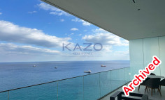 Modern seafront apartment in Neapolis with pool 