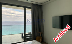 Modern seafront apartment in Neapolis with pool 