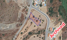 Large 1135m2 building plot for sale Monagroulli , Limassol